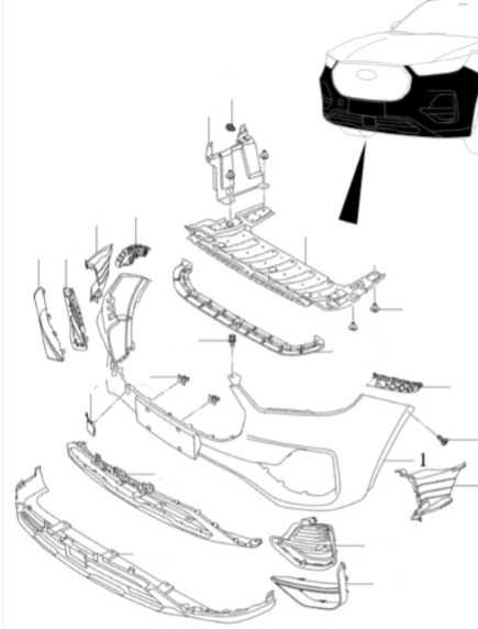 БАМПЕР В СБОРЕ